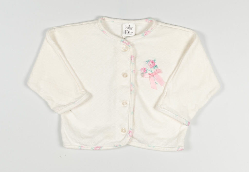 Dior Button Rosette Sweater