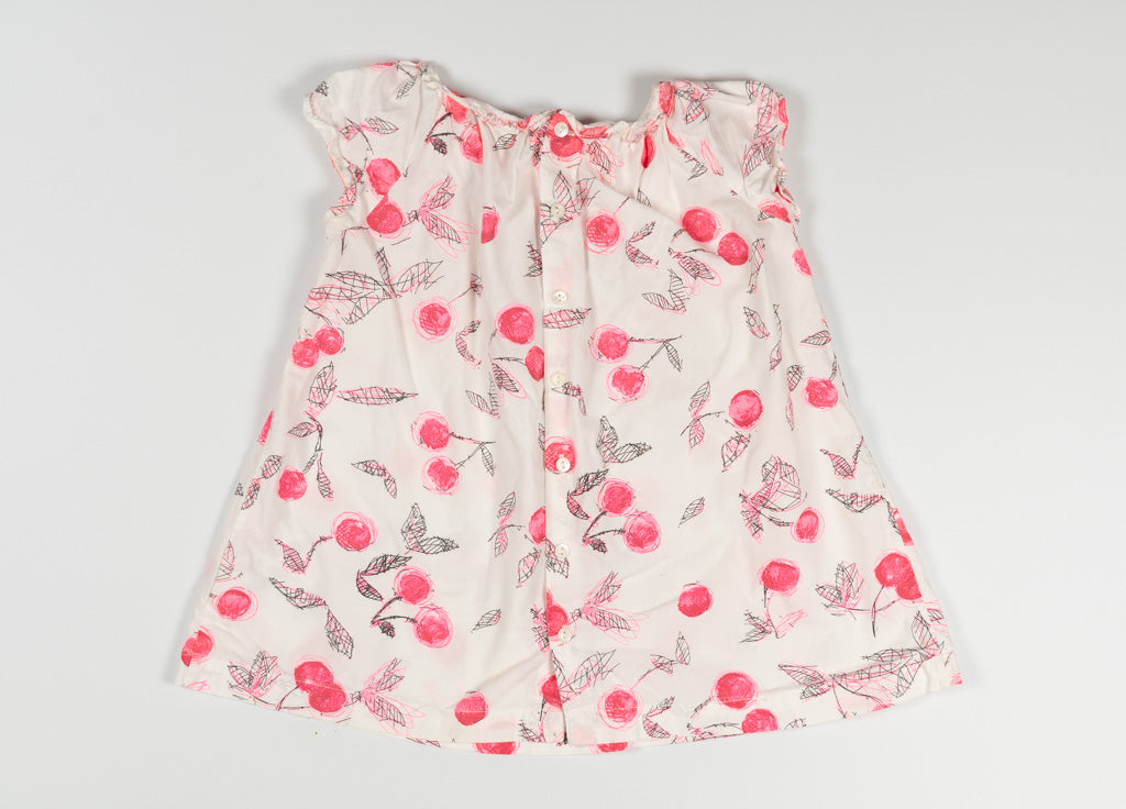 Bonpoint Cherry Print Girls Dress