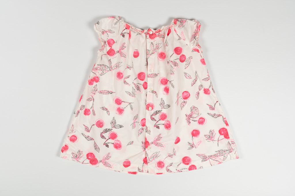 Bonpoint Cherry Print Girls Dress