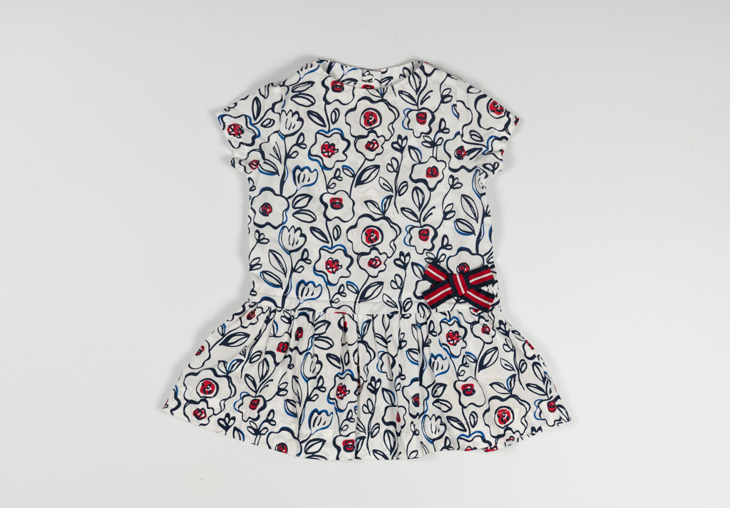 Petit Bateau Rose Print Dress