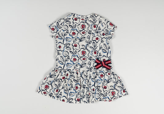 Petit Bateau Rose Print Dress