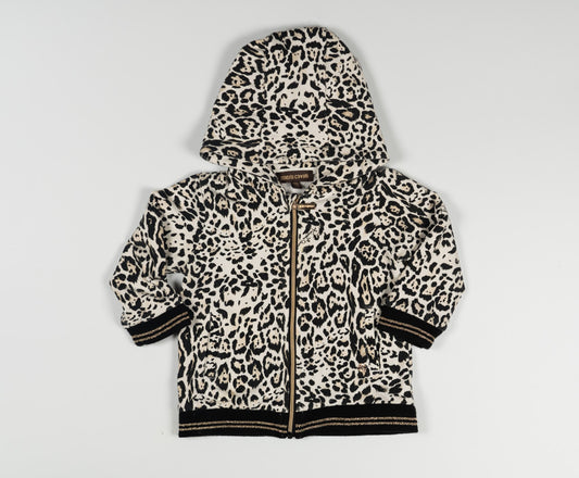 Roberto Cavalli Zebra Print Hoodie