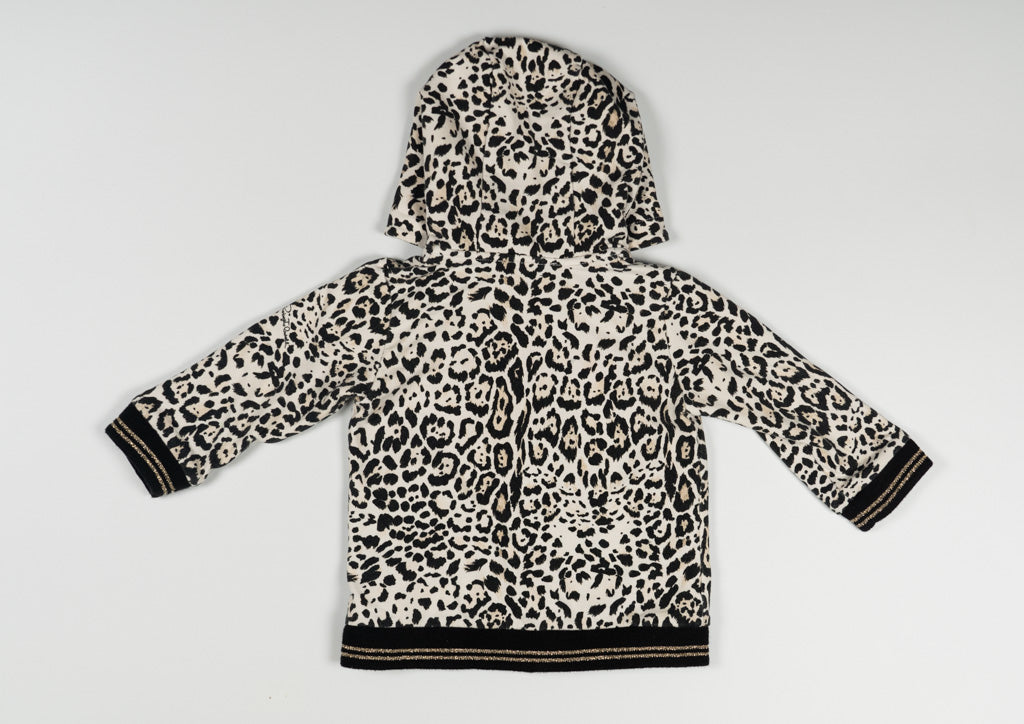 Roberto Cavalli Zebra Print Hoodie