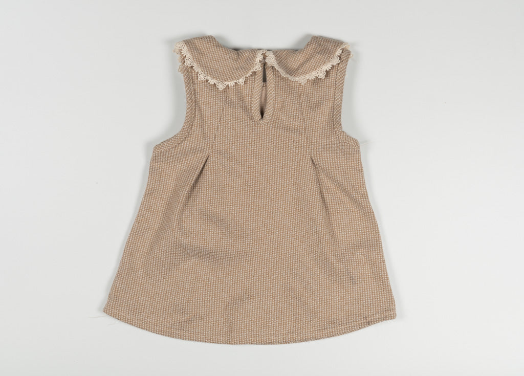 Taupe Collar Tank Dress