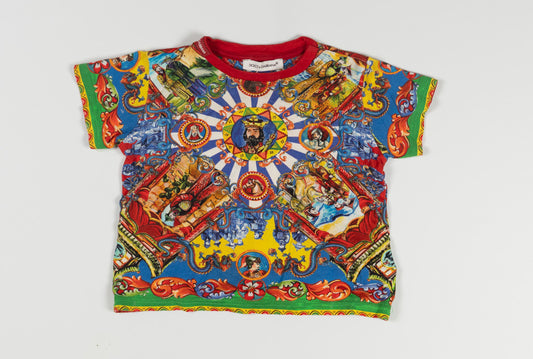 Dolce & Gabbana Carretto Siciliano Print Tee