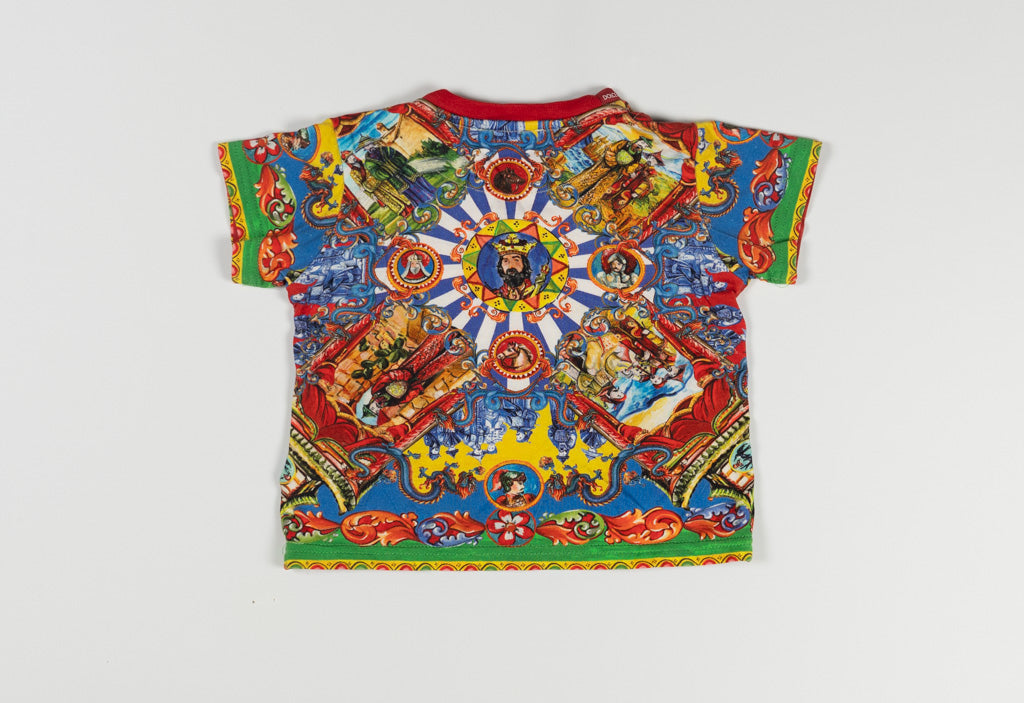 Dolce & Gabbana Carretto Siciliano Print Tee