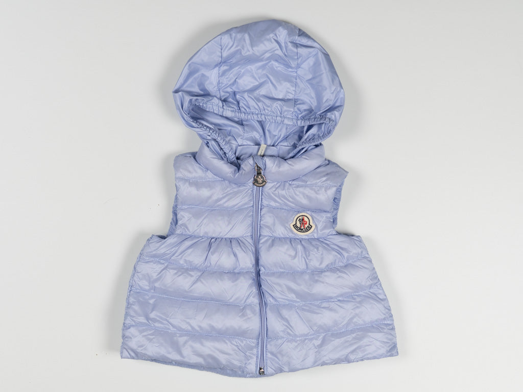 Moncler Lavender Sleeveless Puffer Vest