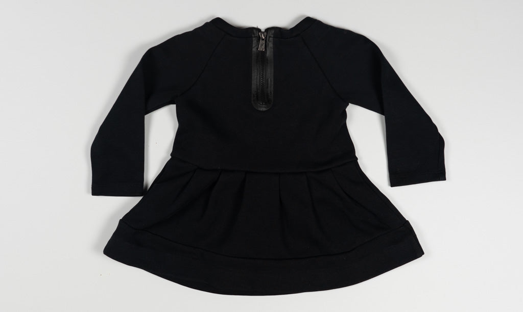 Nike Black Long Sleeve Flutter Dress